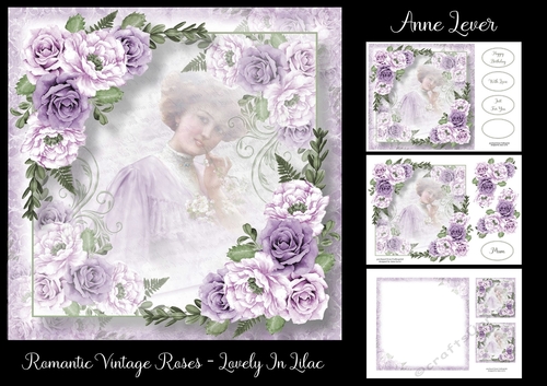 Romantic Vintage Roses - Lovely In Lilac