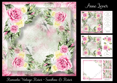 Romantic Vintage Roses - Sunshine & Roses