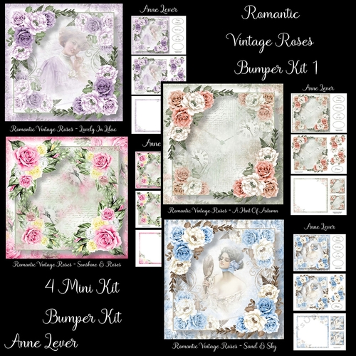 Romantic Vintage Roses Bumper Kit 1