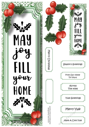 May Joy Fill Your Home Lge DL