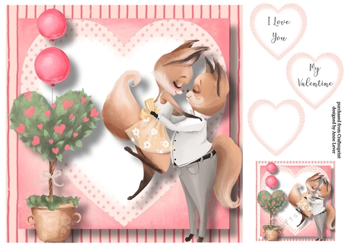 Love Is In The Air - Fabulous Foxes 8x8