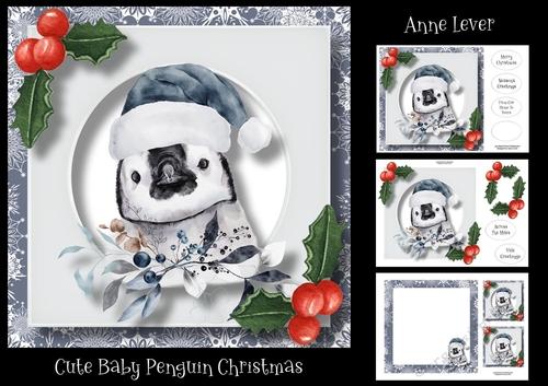 Cute Baby Penguin Christmas