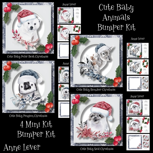 Cute Baby Animals Christmas Bumper Kit