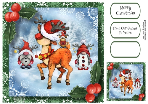 Rudolf & His Gnomies 8x8