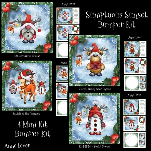 Rudolf Santa Gnomes Bumper Kit