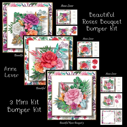 Beautiful Roses Bouquet Bumper Kit