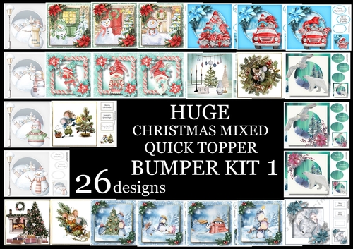 Huge Christmas Mixed QUICK TOPPER Bumper Kit 1