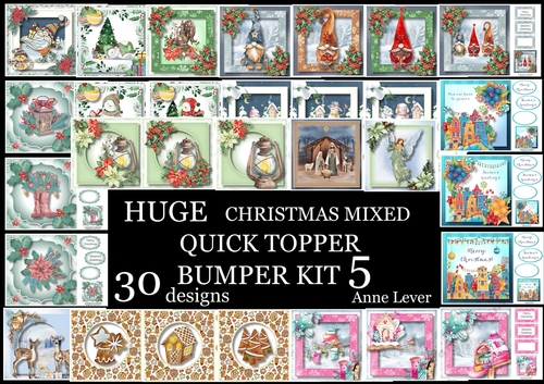 Huge Christmas Mixed QUICK TOPPER Bumper Kit 5