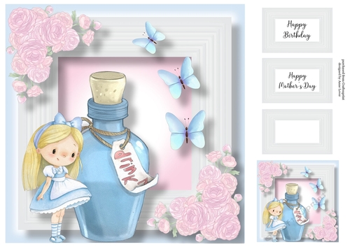 Alice & Butterflies 8x8