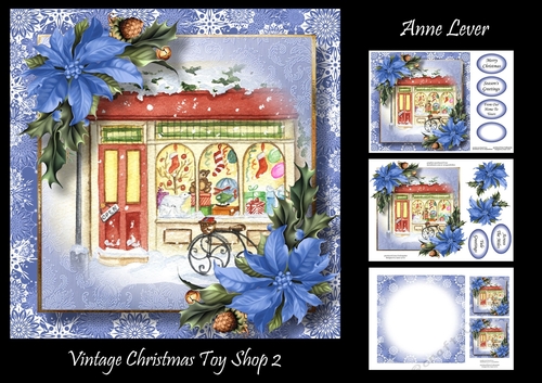Vintage Christmas Toy Shop 2