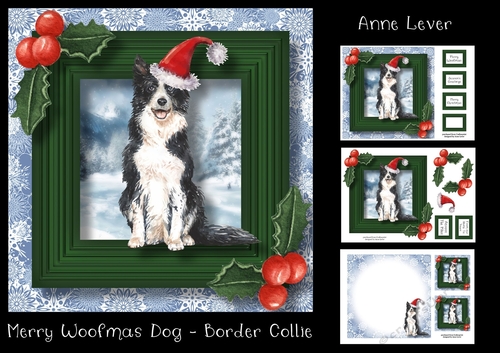 Merry Woofmas Dog - Border Collie