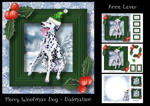 Merry Woofmas Dog - Dalmation