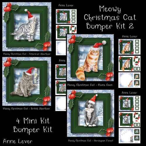 Meowy Christmas Cat Bumper Kit 2