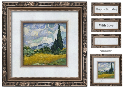 The Gallery - Van Gogh - Wheat Field With Cypresses
