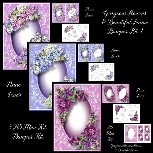 Gorgeous Flowers & Beautiful Frame Bumper Kit 1