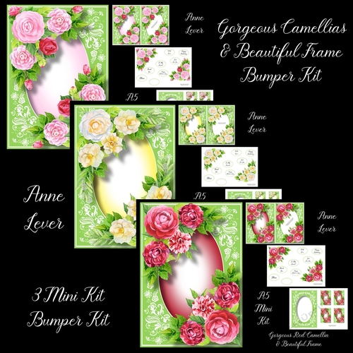 Gorgeous Camellias & Beautiful Frame Bumper Kit