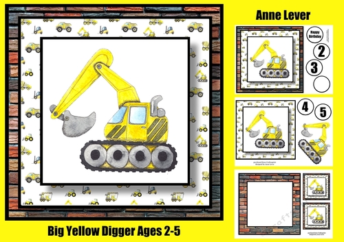 Big Yellow Digger Ages 2-5