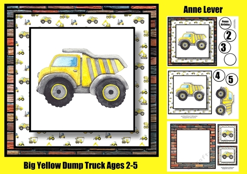 Big Yellow Dump Truck Ages 2-5