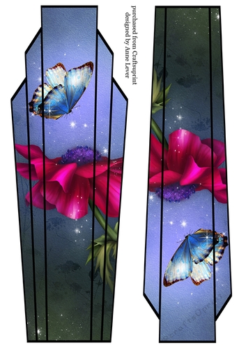 Lge DL Art Deco Floral Topper 2
