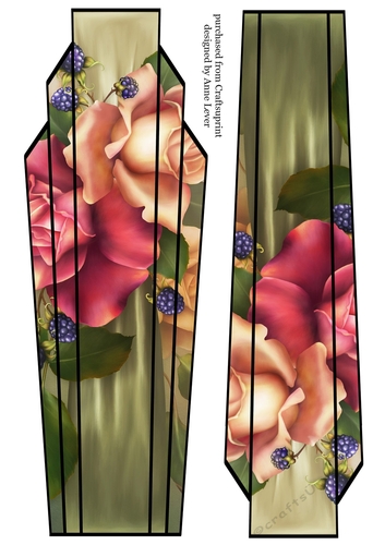 Lge DL Art Deco Floral Topper 3