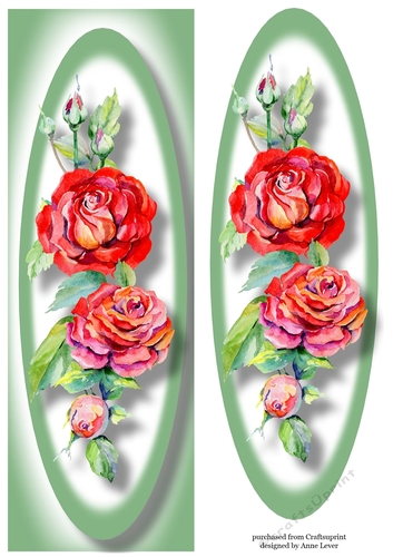Simple Red Roses Lge DL