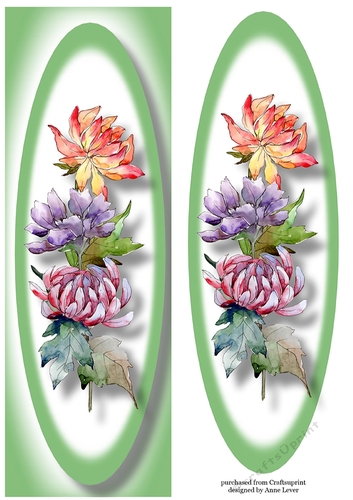 Simple Asters Lge DL