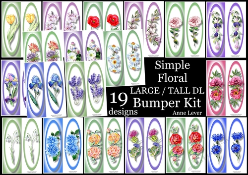 Simple Floral Large / Tall DL Bumper Kit