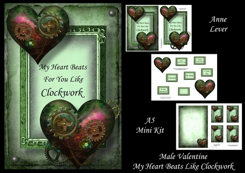 Male Valentine - My Heart Beats Like Clockwork