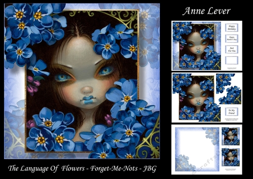 The Language Of Flowers - Forget-Me-Nots - JBG