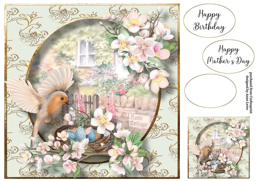 Birds Nest At The Rose Cottage 1 8x8