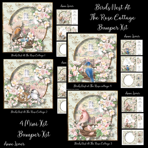 Birds Nest At The Rose Cottage Bumper Kit