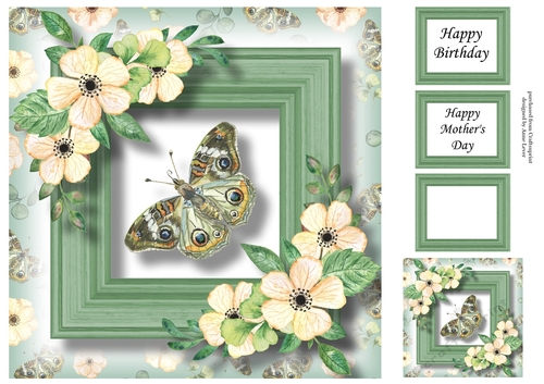 Beautiful Butterfly 1 8x8