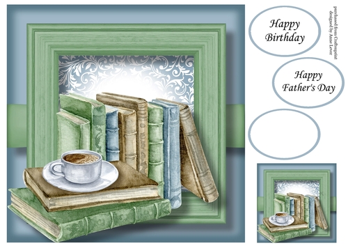 To A Book Lover - No Flowers 8x8