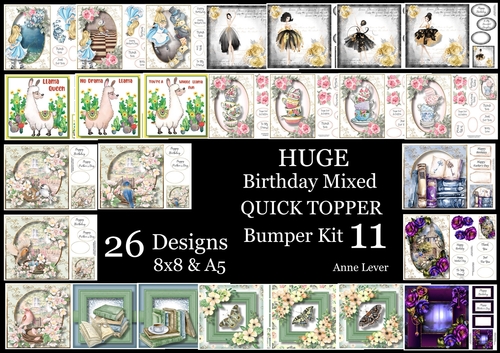 Huge Birthday Mixed QUICK TOPPER Bumper Kit 11
