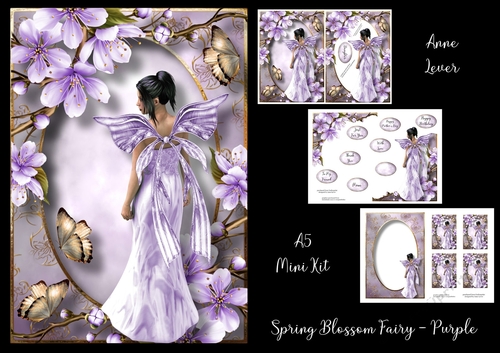 Spring Blossom Fairy - Purple