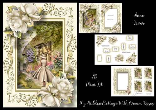My Hidden Cottage With Cream Roses
