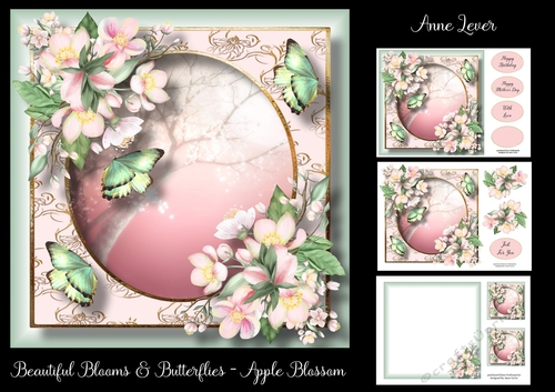 Beautiful Blooms & Butterflies - Apple Blossom