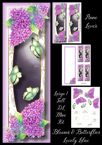 Blooms & Butterflies - Lovely Lilac