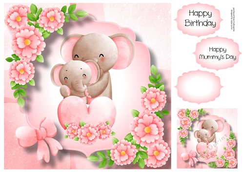 Mummy & Me Elephants 8x8