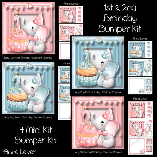 1st & 2nd Birthday Bumper Kit