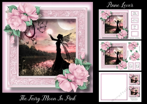 The Fairy Moon In Pink