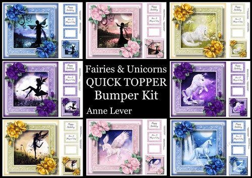 Fairies & Unicorns QUICK TOPPER Bumper Kit