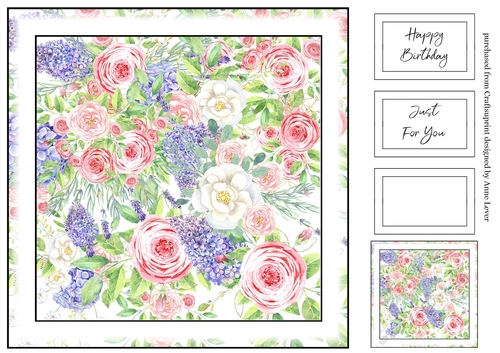 Simple Watercolour Floral Print 5