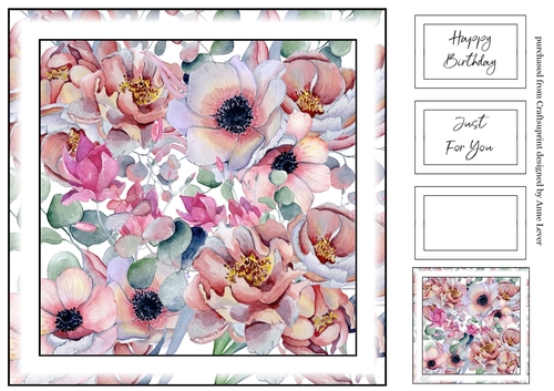Simple Watercolour Floral Print 6