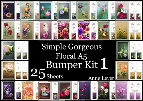 Simple Gorgeous Floral A5 Bumper Kit 1