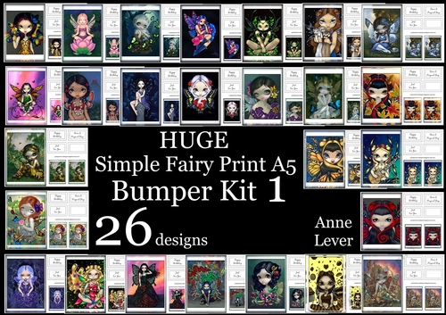 Huge Simple Fairy Print A5 Bumper Kit 1
