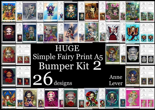Huge Simple Fairy Print A5 Bumper Kit 2
