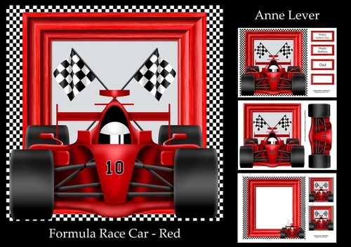 Formula Race Car - Red