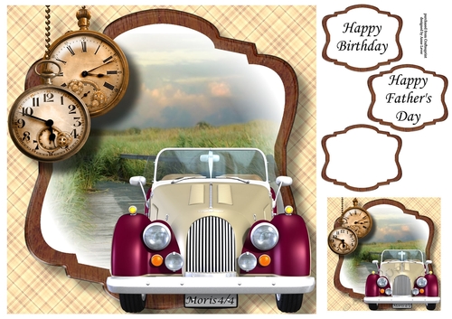 The Vintage Morgan In Cream 8x8
