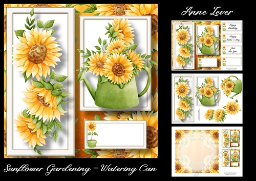 Sunflower Gardening - Watering Can